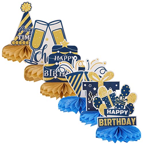ibasenice 6 Stück Wabendekoration Zum Geburtstag Girlande Blaues Alles Zum Geburtstagsbanner Wabenförmiges Herzstück Pickleball-partydekorationen Geburtstag Tischdekoration Papier ibasenice 6 Stück Wabendekoration Zum Geburtstag Girlande Blaues Alles Zum Geburtstagsbanner Wabenförmiges Herzstück Pickleball-partydekorationen Geburtstag Tischdekoration Papier von ibasenice