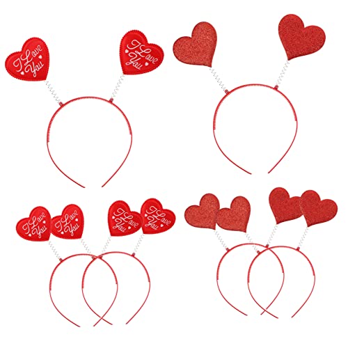 ibasenice 6 Stück liebe stirnband stirnband geschenkideen valentinstag roter haarschmuck Haarschleifen für Mädchen Bands Haarband Herz-Kopfschmuck Valentinstag-Stirnbänder für Plastik ibasenice 6 Stück liebe stirnband stirnband geschenkideen valentinstag roter haarschmuck Haarschleifen für Mädchen Bands Haarband Herz-Kopfschmuck Valentinstag-Stirnbänder für Plastik von ibasenice