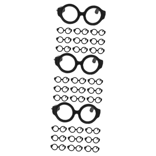 ibasenice 60 Stück Puppenbrillen Zum Dekorieren Von Brillen Mini Puppenbrillen Requisiten Bezaubernde Mini Brillen Lustige Brillen Dekore Puppen Anziehbrillen Dekorationen Kunststoff von ibasenice
