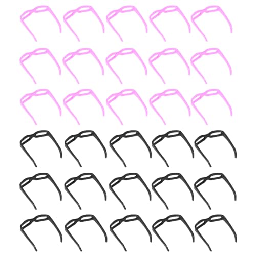 ibasenice 60st Mini-Sonnenbrille Wiedergeborene Puppe Babyspielzeug Augen Selbstklebend Puppenwagen Puppenträger Babypuppenkleidung Mini-Brille Für Puppenhausschrauben Zubehör Gläser Plastik von ibasenice