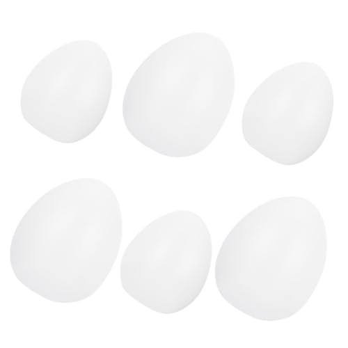ibasenice 6St bemalter Ei-Embryo weiße gefälschte Eier Dekorationsset Eier zum Bemalen Schaumei basteln easter eggs easter egg decoration plastik DIY ei osterei aus plastik selber machen ibasenice 6St bemalter Ei-Embryo weiße gefälschte Eier Dekorationsset Eier zum Bemalen Schaumei basteln easter eggs easter egg decoration plastik DIY ei osterei aus plastik selber machen von ibasenice