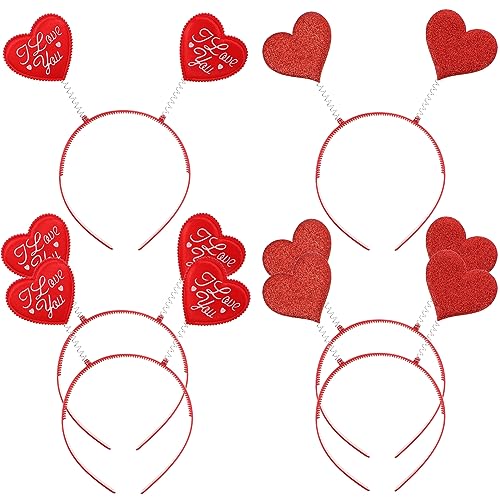 ibasenice Haarschmuck Zum Valentinstag 6 Stück Herzförmige Haarreifen Party-haarreifen Valentinstag-kopfschmuck Herz-stirnbänder ibasenice Haarschmuck Zum Valentinstag 6 Stück Herzförmige Haarreifen Party-haarreifen Valentinstag-kopfschmuck Herz-stirnbänder von ibasenice