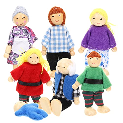 ibasenice Doll House Spielzeug Puppen Set 7 Teiliges Puppenset Holzfiguren Für Rollenspiele Biegepuppen Familie Für Puppenhaus Zubehör Bewegliche Puppen Bunten Outfits Für Kreatives ibasenice Doll House Spielzeug Puppen Set 7 Teiliges Puppenset Holzfiguren Für Rollenspiele Biegepuppen Familie Für Puppenhaus Zubehör Bewegliche Puppen Bunten Outfits Für Kreatives von ibasenice