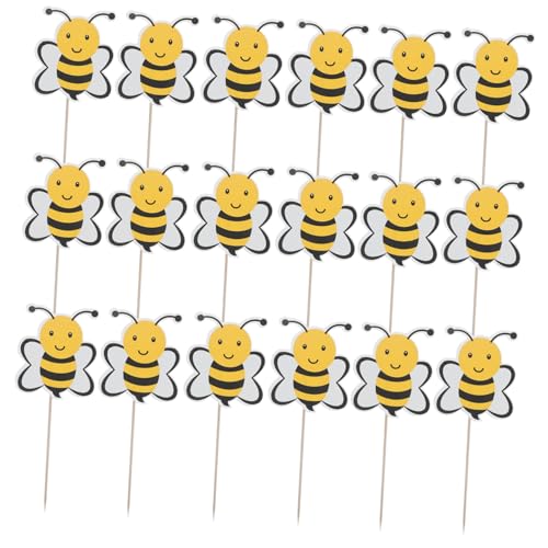 ibasenice 72 Stück Teiliges Bienen Cupcake Topper Niedliche Honigbienen Tortendeko für Geburtstage Vielseitige Kuchenstecker für Party-desserts Kinderfreundliche Einweg Bienen Deko ibasenice 72 Stück Teiliges Bienen Cupcake Topper Niedliche Honigbienen Tortendeko für Geburtstage Vielseitige Kuchenstecker für Party-desserts Kinderfreundliche Einweg Bienen Deko von ibasenice