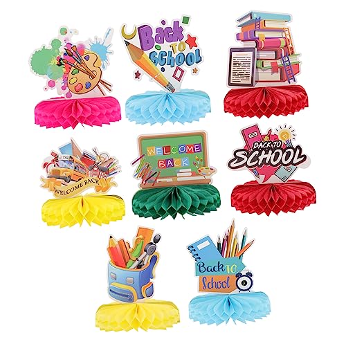 ibasenice 8 Stück Back to School Honeycomb-Setup Classroom Decorations Party Sachen Party Supplies Wabenmuster-Accessoire Partyzubehör Planke Kindergarten-Ornamente Tischdecke Papier ibasenice 8 Stück Back to School Honeycomb-Setup Classroom Decorations Party Sachen Party Supplies Wabenmuster-Accessoire Partyzubehör Planke Kindergarten-Ornamente Tischdecke Papier von ibasenice