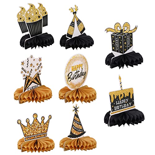 ibasenice 8St Wabenkugel aus Schwarzgold Tischdekoration zum Geburtstag Geburtstags-Waben-Mittelstücke Honig hochzeitsdeko hochzeitsdeco Geburtstags-Mittelstücke Wabentischdekoration Papier ibasenice 8St Wabenkugel aus Schwarzgold Tischdekoration zum Geburtstag Geburtstags-Waben-Mittelstücke Honig hochzeitsdeko hochzeitsdeco Geburtstags-Mittelstücke Wabentischdekoration Papier von ibasenice