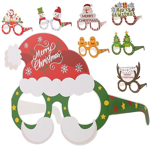 ibasenice 8St Weihnachtsfeier Papiergläser weihnachtliche Tischdekoration Weihnachten Partylichter weihnachtsgläser Christmas Glasses Sonnenbrillen Neuheit Weihnachtsbrille Weihnachtsbedarf ibasenice 8St Weihnachtsfeier Papiergläser weihnachtliche Tischdekoration Weihnachten Partylichter weihnachtsgläser Christmas Glasses Sonnenbrillen Neuheit Weihnachtsbrille Weihnachtsbedarf von ibasenice