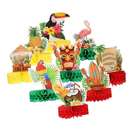 ibasenice Hawaiian Party Tischdekoration 9 Stück Waben Wabenornament Tropische Vögel Waben Papagei Herzstück ibasenice Hawaiian Party Tischdekoration 9 Stück Waben Wabenornament Tropische Vögel Waben Papagei Herzstück von ibasenice