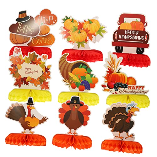 ibasenice 9st Thanksgiving-bienenwabenkugeln Danksagung Herbst Tischdekorationen Rave-Brille Halloween-tischläufer Vatertagsdekorationen Kürbis- Thanksgiving- Im Freien Papier ibasenice 9st Thanksgiving-bienenwabenkugeln Danksagung Herbst Tischdekorationen Rave-Brille Halloween-tischläufer Vatertagsdekorationen Kürbis- Thanksgiving- Im Freien Papier von ibasenice