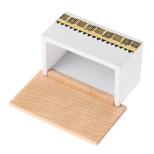 ibasenice Box Mini Ornamente Tiny Homes Miniaturmöbel Mini Puppenhaus Zubehör Mini Holz Kommode Puppenhaus Miniatur Schlafzimmermöbel Miniatur Puppenhaus Zubehör Birke von ibasenice
