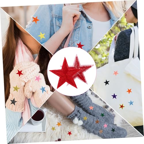 ibasenice Bügelbare Stern Aufnäher Farben Polyester Stickapplikationen zum Aufbügeln für Kleidung Rucksäcke DIY Basteln Vielseitig Einsetzbar Kreative Dekoration ibasenice Bügelbare Stern Aufnäher Farben Polyester Stickapplikationen zum Aufbügeln für Kleidung Rucksäcke DIY Basteln Vielseitig Einsetzbar Kreative Dekoration von ibasenice