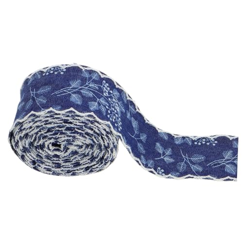 ibasenice Denim-Band Haarband jeansgürtel Schleifenband Dekorationsband Textilband Bänder mit Blumenmotiv Baumwollband Jeansbänder Denim-Stern-Patches Jeans-Korsett-Oberteil Polyester ibasenice Denim-Band Haarband jeansgürtel Schleifenband Dekorationsband Textilband Bänder mit Blumenmotiv Baumwollband Jeansbänder Denim-Stern-Patches Jeans-Korsett-Oberteil Polyester von ibasenice