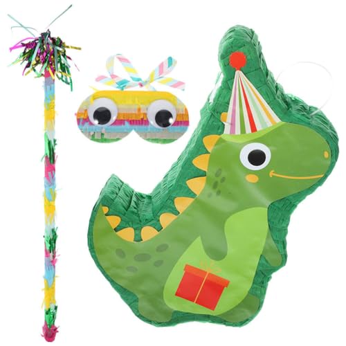 ibasenice 1 Satz Dinosaurier-pinata Geburtstags-pinata-dekor Tierische Piñata Esel Pinata Mit Und T Re x Pinata Süße Piñata Neuheit Papier Kind Geburtstagsparty Liefert Karikatur von ibasenice