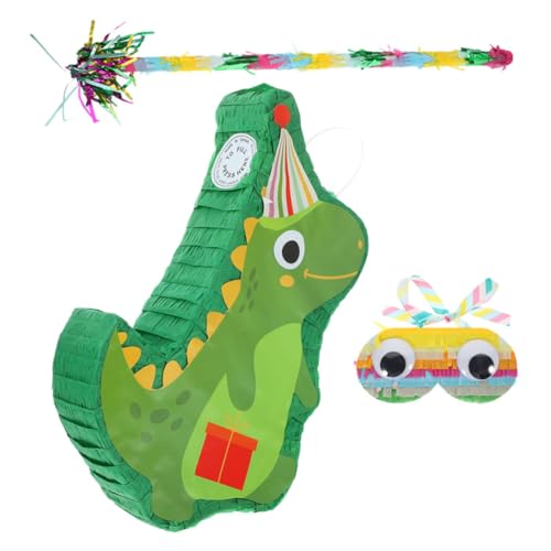 ibasenice Dinosaurier Pinata Teiliges mit Quaste Augenmaske und Lustige Partydeko für Geburtstag Bridal Shower Heimdekoration und Fotorequisiten für Erwachsene ibasenice Dinosaurier Pinata Teiliges mit Quaste Augenmaske und Lustige Partydeko für Geburtstag Bridal Shower Heimdekoration und Fotorequisiten für Erwachsene von ibasenice