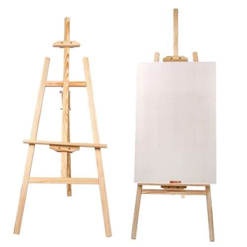 ibasenice Einstellbare Multifunktionale Staffelei aus Hochwertigem Holz für Innen und Außenbereich Kunstprojekte und Kreative Aktivitäten ohne Zeichenbrett von ibasenice
