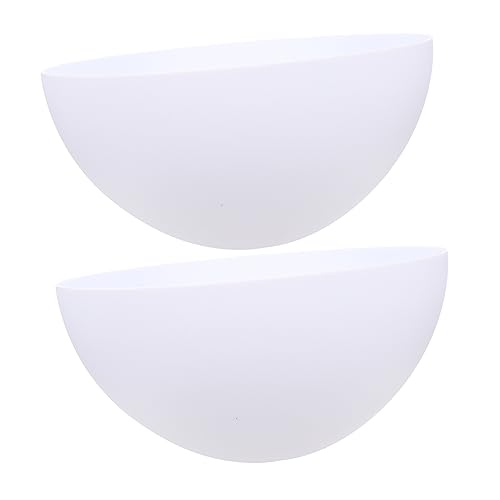 ibasenice Elegant 2st Lampenschirm Aus Kunststoff Heller Schatten Pilzlampe Aus Glas Wandleuchten-pendelschirm Ersatz-pilzschirm Kleine Lampenschirme Glaspilz Wandbehang Pp Weiß Haushalt ibasenice Elegant 2st Lampenschirm Aus Kunststoff Heller Schatten Pilzlampe Aus Glas Wandleuchten-pendelschirm Ersatz-pilzschirm Kleine Lampenschirme Glaspilz Wandbehang Pp Weiß Haushalt von ibasenice