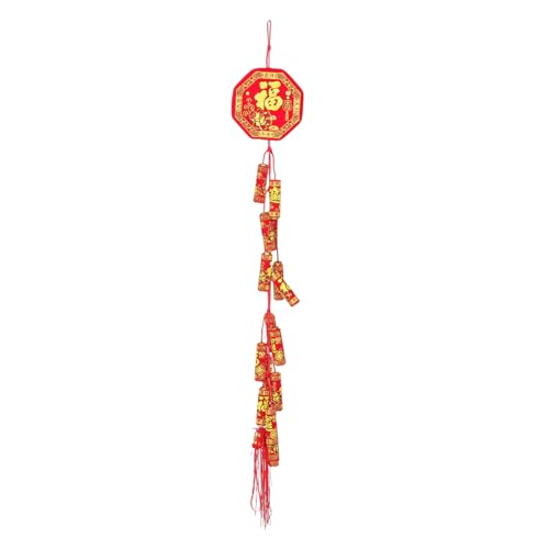ibasenice Frühlingsfest-Ornamente 2er-Pack Simulierte Chinesischer Stil Neujahrs-hängedekoration Quaste ibasenice Frühlingsfest-Ornamente 2er-Pack Simulierte Chinesischer Stil Neujahrs-hängedekoration Quaste von ibasenice