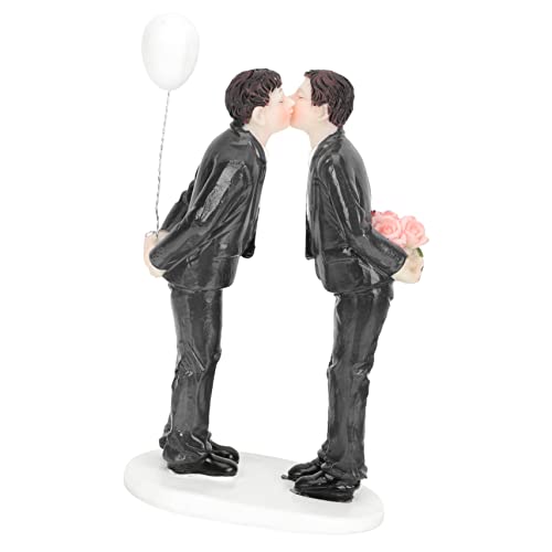 ibasenice Hochzeit Cake Topper Figur Resin Schwules Tortendeko Cupcake Dekoration Handgefertigt Langlebig Festliche Tischdeko für Hochzeitstorte und Dessertbuffet ibasenice Hochzeit Cake Topper Figur Resin Schwules Tortendeko Cupcake Dekoration Handgefertigt Langlebig Festliche Tischdeko für Hochzeitstorte und Dessertbuffet von ibasenice
