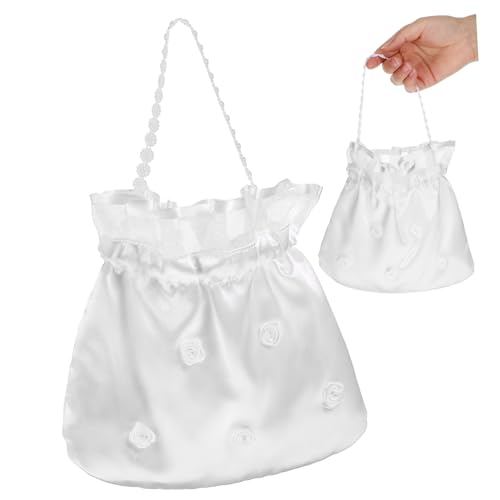 ibasenice Damenhandtasche Geschenkbox Elegante Hochzeitshandtaschen Brauthandtaschen Für Hochzeiten Brauttaschen Schmucktaschen Und Süßigkeitentaschen von ibasenice
