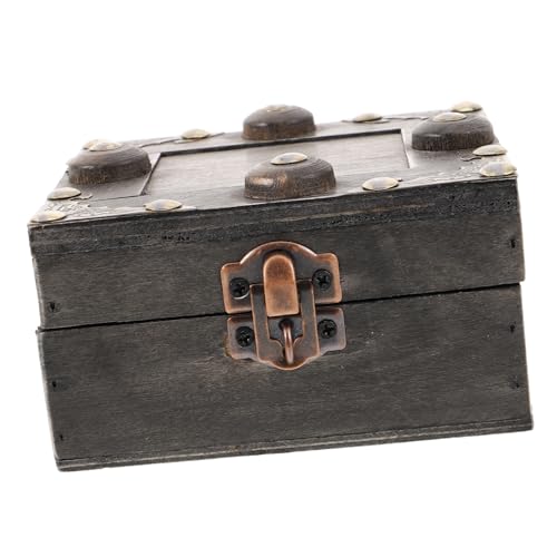 ibasenice Holz Schmuckbox mit Schloss Aufbewahrungsbox für Ringe Ohrringe Armbänder Dekorative Truhe Robustem Holz für Schlafzimmer und Kommode ibasenice Holz Schmuckbox mit Schloss Aufbewahrungsbox für Ringe Ohrringe Armbänder Dekorative Truhe Robustem Holz für Schlafzimmer und Kommode von ibasenice