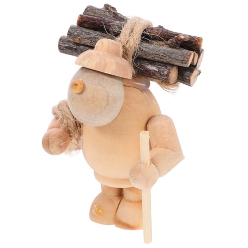ibasenice Holzfällerdekor Holzfigur für Garten und Schreibtisch Exquisites Kompaktes Ornament für Kreative Dekoration Vielfältige Farben ibasenice Holzfällerdekor Holzfigur für Garten und Schreibtisch Exquisites Kompaktes Ornament für Kreative Dekoration Vielfältige Farben von ibasenice