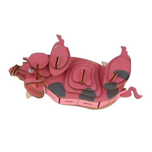 ibasenice Holzpuzzle Welpenspielzeug Puzzles 3D Lernspielzeug Tiermodell Puzzle Schweinestammspielzeug Schweinemodellbausätze Lernspielzeug Aus Holz Puzzle DIY Tierpuzzle 3D Holzbausätze ibasenice Holzpuzzle Welpenspielzeug Puzzles 3D Lernspielzeug Tiermodell Puzzle Schweinestammspielzeug Schweinemodellbausätze Lernspielzeug Aus Holz Puzzle DIY Tierpuzzle 3D Holzbausätze von ibasenice