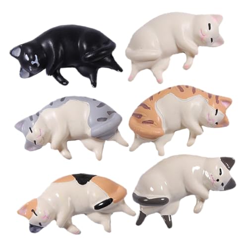 ibasenice Katze Deko 6er Set Katzenfiguren Üße Miniatur Katzen Für Tischdekoration Resin Katzenstatue Für Bonsai Landschaft Niedliche Katzen Deko Für Zuhause Und Büro Katzen Deko Geburtstag ibasenice Katze Deko 6er Set Katzenfiguren Üße Miniatur Katzen Für Tischdekoration Resin Katzenstatue Für Bonsai Landschaft Niedliche Katzen Deko Für Zuhause Und Büro Katzen Deko Geburtstag von ibasenice