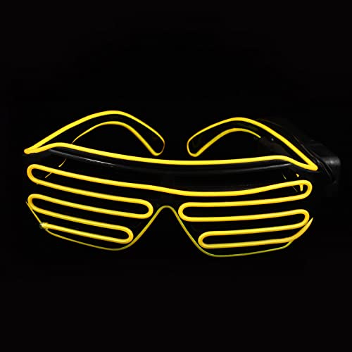 ibasenice 1 Paar Shutter-brille Halloween-streichspielzeug Leuchten in Dunklen Gläsern Blinkendes Brillendekor Im Dunkeln Leuchten Brillen Led Ausrüstung Schmecken Elektronische Bauteile von ibasenice