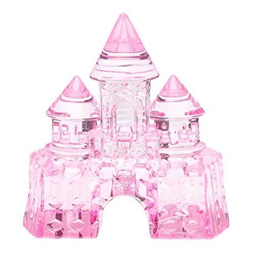 ibasenice Kristallburg Schlossspielzeug Mädchengeburtstag Kinderzimmer Ornament für den einzug für Kinderschloss basteln Kristallschlossverzierung Acryl Rosa ibasenice Kristallburg Schlossspielzeug Mädchengeburtstag Kinderzimmer Ornament für den einzug für Kinderschloss basteln Kristallschlossverzierung Acryl Rosa von ibasenice