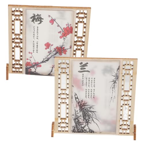 ibasenice Miniatur Chinesischer Dekorationsbildschirm Teilig Handbemalbar Ornamentales Mini Zubehör für Puppenhaus Leichtes DIY Modell für Detailreiche Wohnzimmerszenen ibasenice Miniatur Chinesischer Dekorationsbildschirm Teilig Handbemalbar Ornamentales Mini Zubehör für Puppenhaus Leichtes DIY Modell für Detailreiche Wohnzimmerszenen von ibasenice
