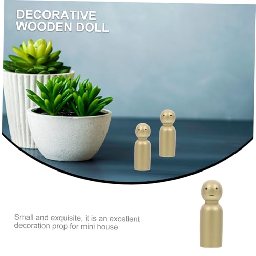ibasenice Miniatur Holzfigur aus Robustem Holz Goldener Junge Detailreiche Sandtisch Dekoration Glatte Oberfläche Langlebig für Puppenhaus DIY Landschaft und Zimmerdeko ibasenice Miniatur Holzfigur aus Robustem Holz Goldener Junge Detailreiche Sandtisch Dekoration Glatte Oberfläche Langlebig für Puppenhaus DIY Landschaft und Zimmerdeko von ibasenice