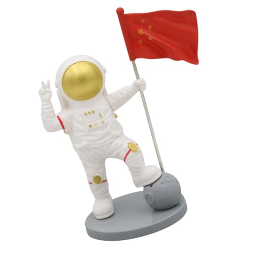ibasenice Fahrzeug-astronautenstatue – Cartoon-astronauten-schmuck Kuchen-kunststoff-ornament ibasenice Fahrzeug-astronautenstatue – Cartoon-astronauten-schmuck Kuchen-kunststoff-ornament von ibasenice