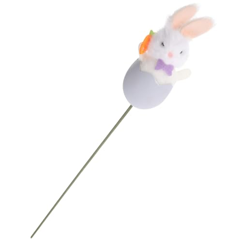 ibasenice Osterhasen- Für Zuhause Osterblumen-picks Osterdeko Osterstiele Künstliche Osterbaumzweige Zubehör Für Osterblumenarrangements Violett von ibasenice