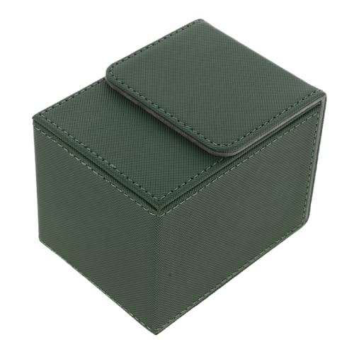 ibasenice PU Karten Aufbewahrungsbox für Sammelkarten Langlebiger Organizer mit Magnetverschluss Kompakt und Tragbar für Spielkarten und Trading Card Games Grün ibasenice PU Karten Aufbewahrungsbox für Sammelkarten Langlebiger Organizer mit Magnetverschluss Kompakt und Tragbar für Spielkarten und Trading Card Games Grün von ibasenice