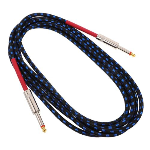 ibasenice Professionelles Geflochtenes Elektrogitarrenkabel mit Geräuschunterdrückung Langlebig und Flexibel Geeignet Gitarre Bass Effektpedale Audioverstärker und Keyboard Klare ibasenice Professionelles Geflochtenes Elektrogitarrenkabel mit Geräuschunterdrückung Langlebig und Flexibel Geeignet Gitarre Bass Effektpedale Audioverstärker und Keyboard Klare von ibasenice