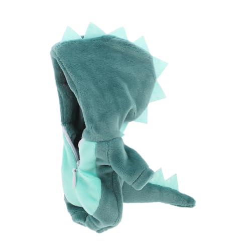 ibasenice Puppen-Dinosaurier-Kleidung Zartes Puppendekor Puppenoveralls Wiederverwendbares Puppenkostüm Zarte Puppenkleidung Kleidung Für Cartoon-Puppen Puppenzubehör Light Green Stoff von ibasenice
