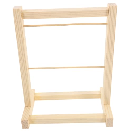 ibasenice Puppenhaus Kleiderschrank Spielzeug Rack Mini Kleiderbügel Für Puppen Stabile Holz Puppe Kleidung Rack ibasenice Puppenhaus Kleiderschrank Spielzeug Rack Mini Kleiderbügel Für Puppen Stabile Holz Puppe Kleidung Rack von ibasenice
