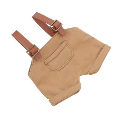 ibasenice Puppenoverall Kuscheltier Kleidung Kleidung Puppen Wechselbare Outfits Süße Puppenoutfits Trendige Puppenmode Puppenkleider Puppenzubehör Stoff Khaki von ibasenice