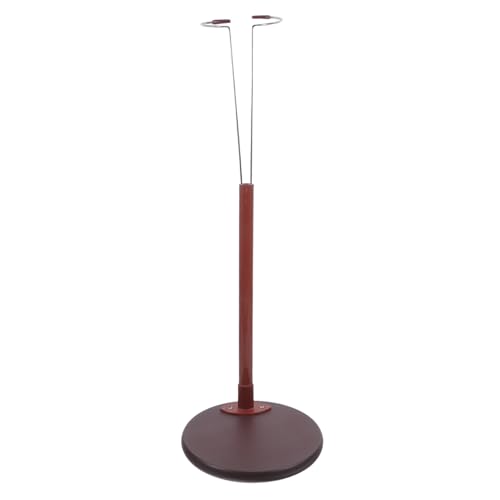ibasenice Puppenständer Aktionsfigur Anzeigehalter Plastik Displayhalter für Actionfiguren Puppe Steht Plastik Figurenhalter Display-Ständer Puppenbasen Puppenbestandsbasis Braun von ibasenice