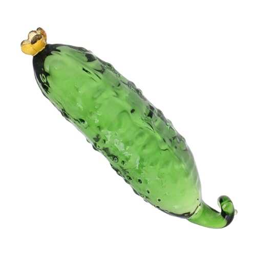 ibasenice Realistisches Gurkenornament Aus Glas Elegante Tischdekoration Für Das Wohnzimmer von ibasenice