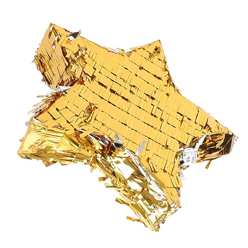 ibasenice Star Pinata aus Glänzendem Aluminiumfolie Kindergeburtstag Sternförmige Pinata zum Zerschlagen Partydeko für Mädchen und Jungen Teiliges Partyspielzeug für Feierlichkeiten von ibasenice
