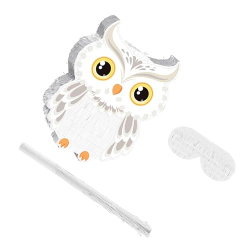 ibasenice Teiliges Eulen Piñata mit Stab und Augenbinde Kleines Robustes Tier Piñata für Mädchen als Dschungel und Geburtstagsdekoration Interaktives Partyspiel für Kinderfeiern ibasenice Teiliges Eulen Piñata mit Stab und Augenbinde Kleines Robustes Tier Piñata für Mädchen als Dschungel und Geburtstagsdekoration Interaktives Partyspiel für Kinderfeiern von ibasenice