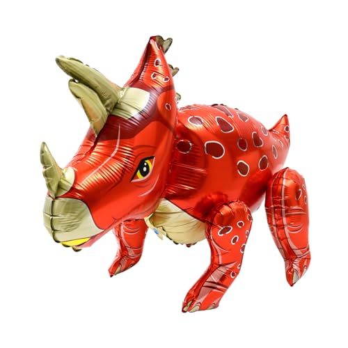 ibasenice Triceratops Dinosaurier Folienballon Geburtstag Deko Party Luftballon Langlebig Rot Geeignet für Familienfeier Bankett und Festliche Anlässe ibasenice Triceratops Dinosaurier Folienballon Geburtstag Deko Party Luftballon Langlebig Rot Geeignet für Familienfeier Bankett und Festliche Anlässe von ibasenice