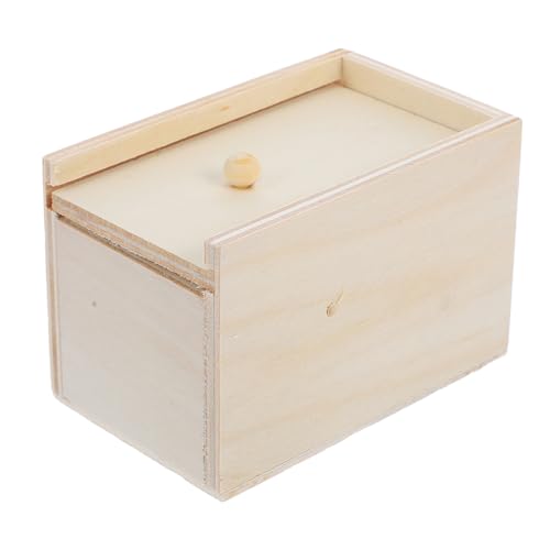 ibasenice Tricky Spider Trick Toy mit Realistischer Spinne in Holzbox Lustiges Scherzspielzeug für Halloween Aprilscherz Karneval und Witzige Streiche Einfache Handhabung und Gruselige Deko von ibasenice
