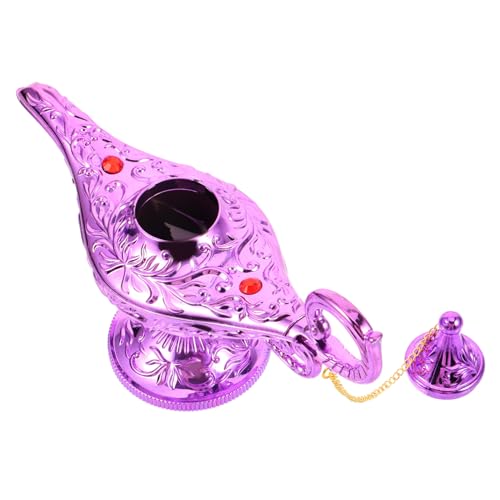 ibasenice Wunschlampe Deko Vintage Magische Lampe für Tischdekoration Hochzeiten Partys Exquisites mit Lebendigen Reliefmustern Langlebig für Sammler von ibasenice