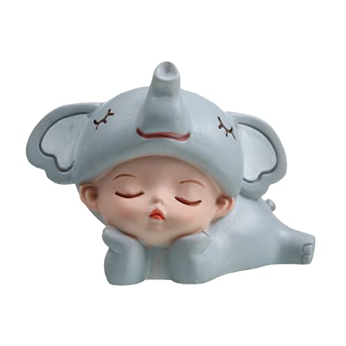 ibasenice dekorative Ornamente Junge Dekoration Tierkuchen -Top klein Party Tiere Tortenverzierungen für Miniaturfigur Mini -Figur Miniatur-Babyfigur Harz Light Grey ibasenice dekorative Ornamente Junge Dekoration Tierkuchen -Top klein Party Tiere Tortenverzierungen für Miniaturfigur Mini -Figur Miniatur-Babyfigur Harz Light Grey von ibasenice