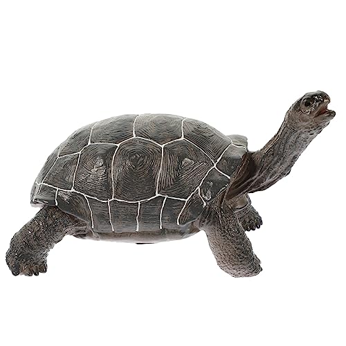 ibasenice The Gray Schildkröten-Statuenfigur Lernspielzeug für Schildkröten Spielzeuge lebensechtes Simulationstiermodell Simulation von Tierfiguren kleine Schildkröte schmücken von ibasenice