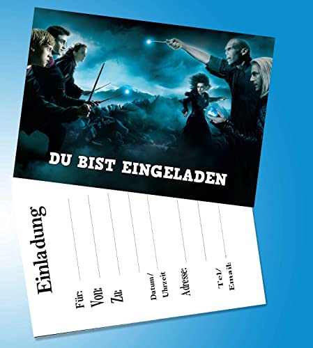ich 12 Einladungskarten & 12 Umschläge für Geburtstag Partys und Kindergeburtstag Kompatibel mit Harry Potter Nr. 8 ich 12 Einladungskarten & 12 Umschläge für Geburtstag Partys und Kindergeburtstag Kompatibel mit Harry Potter Nr. 8 von ich