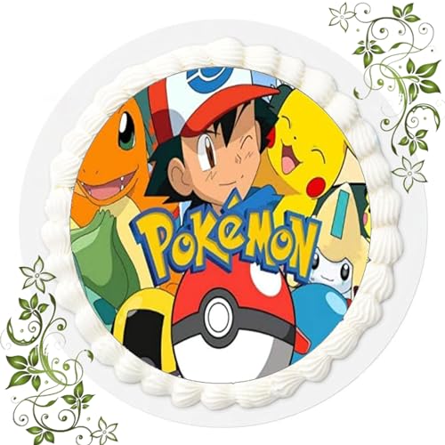 Fondant Tortenaufleger Tortenbild Geburtstag Pokemon AMA 44 von ich