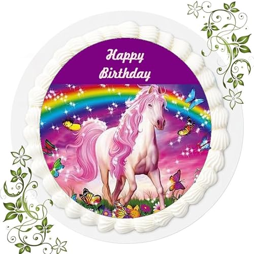 Fondant Tortenbild, Zuckerbild Essbares Foto für Torten, Tortenaufleger Ø 20cm - Pferde Nr. 13 Fondant Tortenbild, Zuckerbild Essbares Foto für Torten, Tortenaufleger Ø 20cm - Pferde Nr. 13 von ich